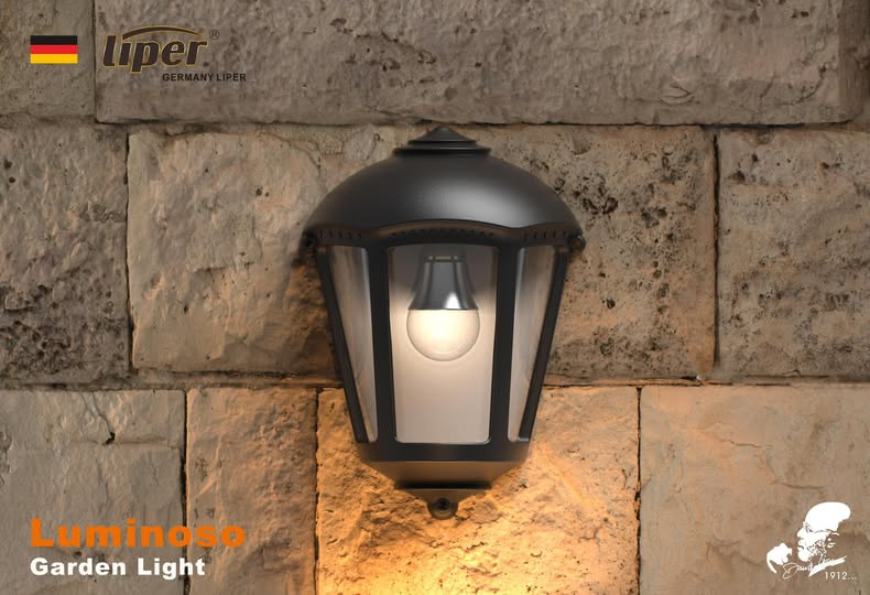 Liper launches new garden wall lamp “LUMINOSO Elegance” – Italian-inspired design, lighting up outdoor aesthetics